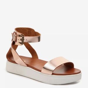 Girls' MIA PEKAN Jenise Flatform Sandals Size 13 GOLD Dress Everyday